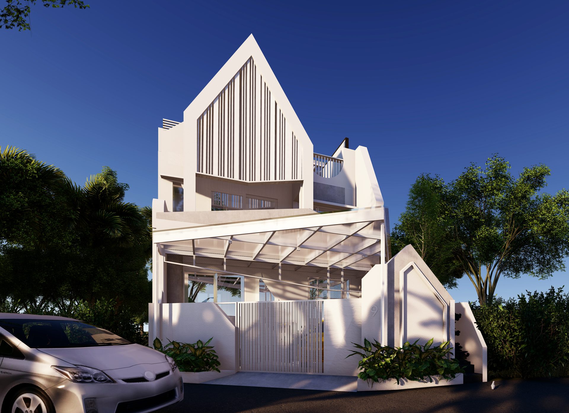 tropical modern house ideas