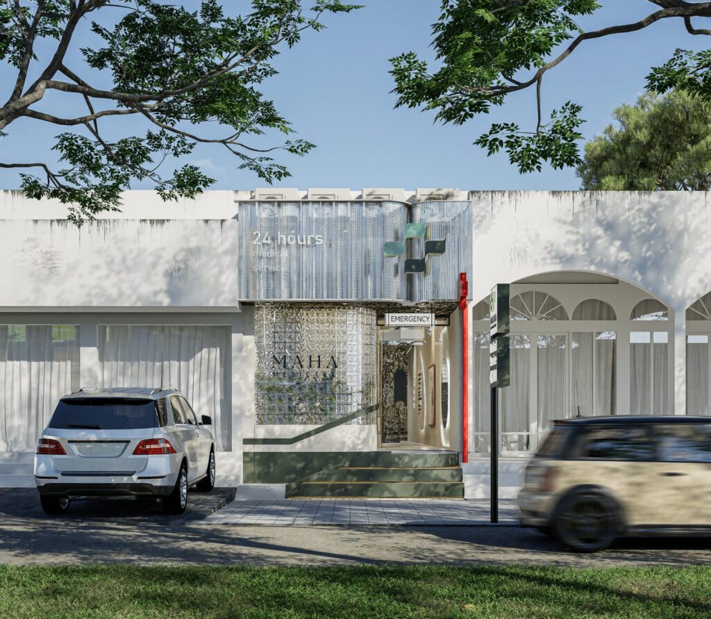 Biomorphic Architecture Mahamedicare - Manon Design Studio