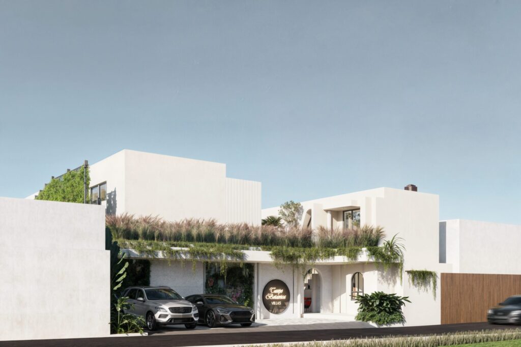 tropical mediterranean villa