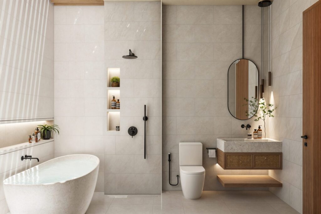 mediterranean bathroom villa