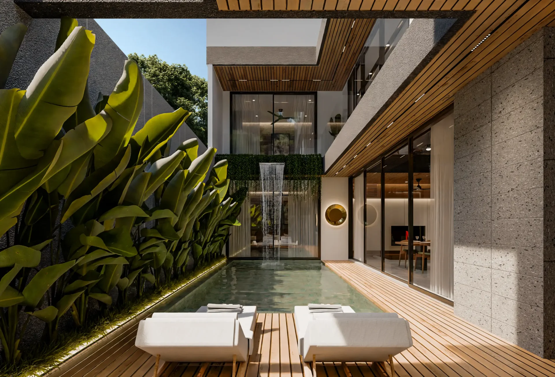 Tropical Minimalist House Design - Manon Design Studio