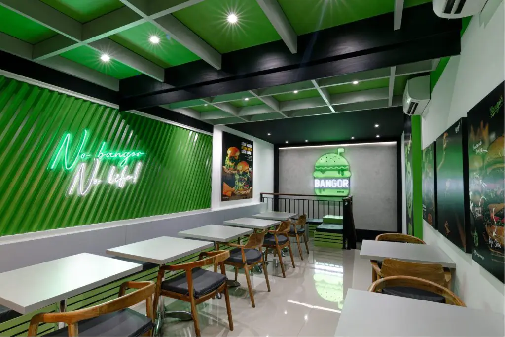 Branding Through Interior Design Burger Bangor - Manon Design Studio