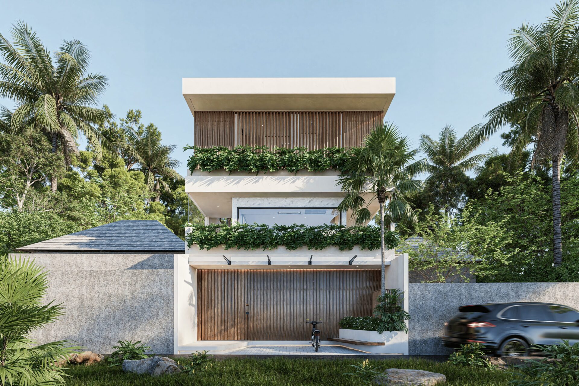 Tanara Layers Tropical House Architecture - Manon Design Studio