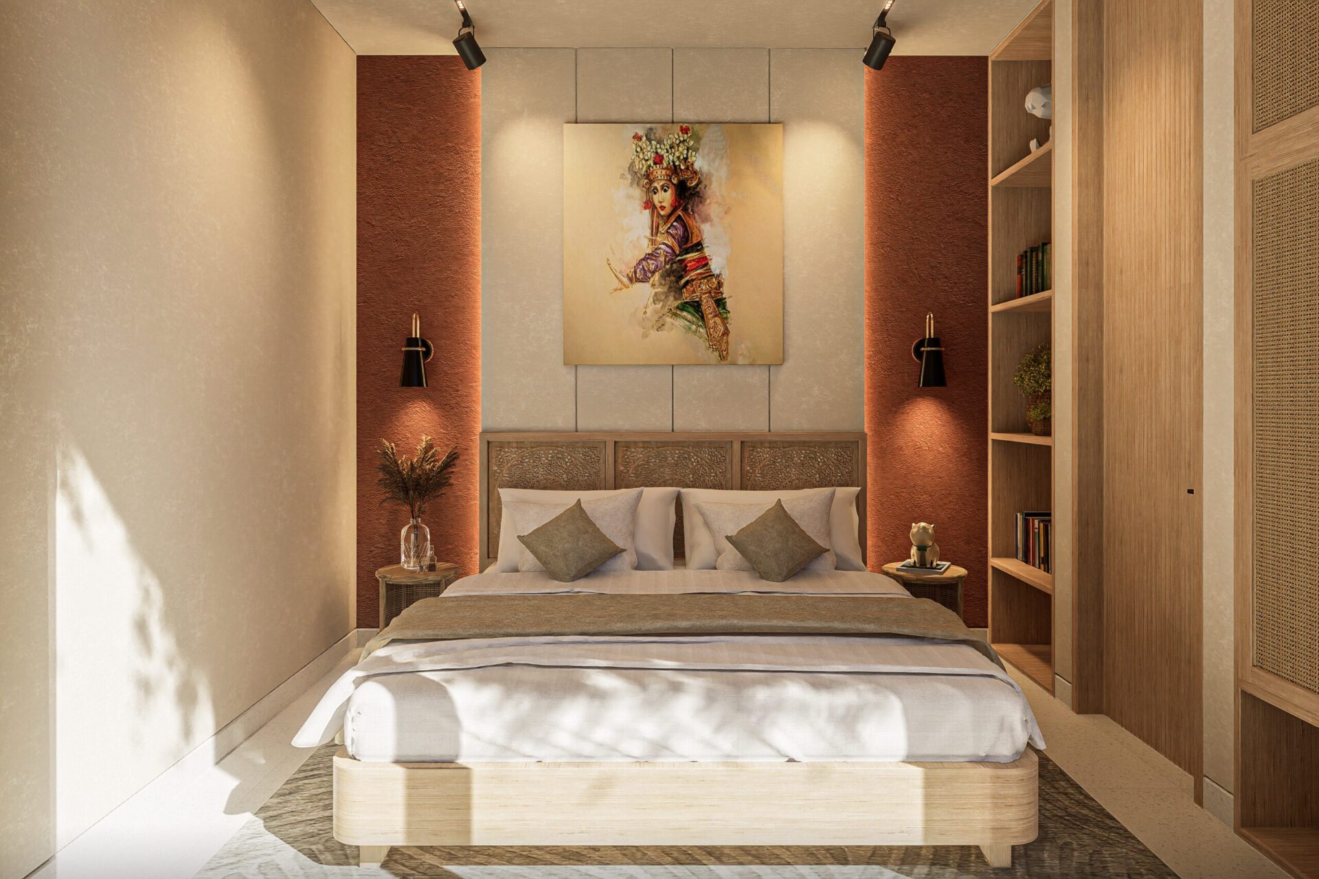 earth tone interior design - Manon Design Studio